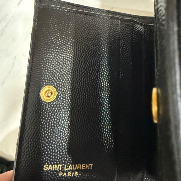 SAINT LAURENT BI-FOLD WALLET LEATHER - Picture 3 of 6